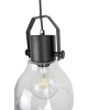 Ailia Imports - Gustav 1 Light pendant Antique Brass / Clear glass - closeup