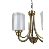 Ailia Imports Hillwood 5 Light Antique Brass Pendant 