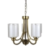 Ailia Imports Hillwood 5 Light Antique Brass Pendant 