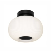 Cougar Lighting Hutton DIY Opal Diffuser Black Metal Hardware Batten Fix 