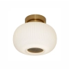 Cougar Lighting Hutton DIY Opal Diffuser Gold Metal Hardware Batten Fix 