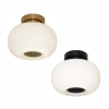 Cougar Lighting Hutton DIY Opal Diffuser Gold or Black Metal Hardware Batten Fix 