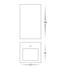 HV3633 316SS Up/down Light GU10 size