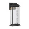 Jovaro 38cm Wall Light  Black - IP43