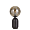 Telbix Kade Table lamps - Matt Black - Smoke Glass