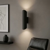 Nesso 2LT Wall Light - Black AW2139-BLK lifestyle