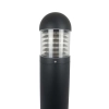 LAN3336 Black Bollard Light - closeup