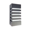 AE-4104BLK Leyden Black Wall Light