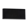 Lisse Extra Large Down Only Exterior Wall Light - black