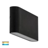 HV3644T-BLK-240V Lisse Large Up/ Down Exterior Wall Light - Angle