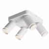 Ailia Imports Lonnie 4LT Square Spotlight White
