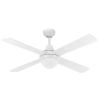 Mercator Lighting Lonsdale 48" White Ceiling Fan With Light