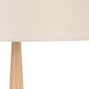 Telbix Lighting Lovisa Oak Floor Lamp Shade Close up