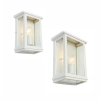 Cougar Lighting Madrid White Coach Light - group