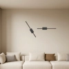 Madras 60cm Black Wall Light MADRAS WB60-BK - lifestyle