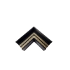 Magnetic Track L Corner Joiner - Black