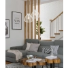 CLA Manu  1 Light Cage / Wire Pendant - White Lifestyle
