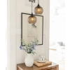 CLA Marbre 1 Light Glass Pendant lights - Amber Lifestyle