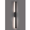 Edgar Linear Wall Light- black medium