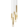 Metro 6 Light Pendant - Bronze