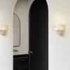 Moreno II 1LT Wall Light - Antique Silver/Clear MORENO2 WB-AS - lifestyle