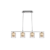Ailia Imports Myrtle 4LT Pendant - Clear / Crystal