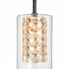 Myrtle 1LT Pendant Clear / Crystal AP-1227-1-CHR - close up