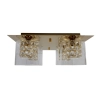 Myrtle 4 Light Close to Ceiling Gold AO-3101- GLD/CLR - side