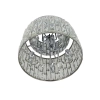 Ailia Imports Neve Close To Ceiling Crystal Chandelier - underside