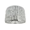 Ailia Imports Neve Close To Ceiling Crystal Chandelier