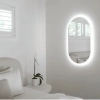 Nexus Oval LED Backlit Mirror - 900x500mm - lifesytle