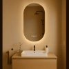 Nexus Oval LED Backlit Mirror - 900x500mm - lifestyle 2 
