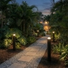 Noral 10watt Black LED Bollard Light IP65 - lifestyle