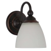 Nova 1 Light Bronze Wall Light