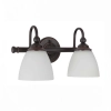 **Nova 2 Light Bronze Wall Light 1001373