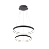 Novara 2 Ring Pendant 90w CCT - black