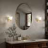 Nova 1 Light Wall Light Satin Brass 1001586 - lifestyle