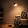 Olav Black Floor Lamp - lifestyle 