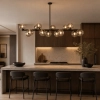 Pasadena Black / Smoke 14 Light Pendant - lifestyle