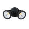 PHL4265 Zip Twin 15w LED Floodlight - Black