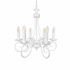 Piermont 6LT White Pendant - AP-1263-6-WHT