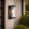 Provo Black Wall Light - IP43 - ES - lifestyle