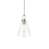 Ailia Imports Quest 1 Light pendant - Satin Chrome