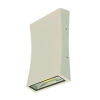 Radius 2x6watt LED Wall Light - Matt White