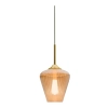 Calibo - Amber Ribbon Glass Pendant - 230mm