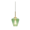 Calibo - Ribbon Glass Pendant - Green - 230mm
