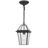 Telbix Rye Black Coach Pendant - Rye PE20 Blk on chain