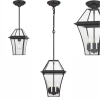 Telbix Rye Black Coach Pendant - group