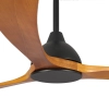 Fanco Sanctuary 86inch & 92inch Black Motor with teak blades closeup