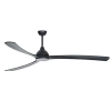 Fanco Sanctuary 86inch Black Blade Kit with Black motor